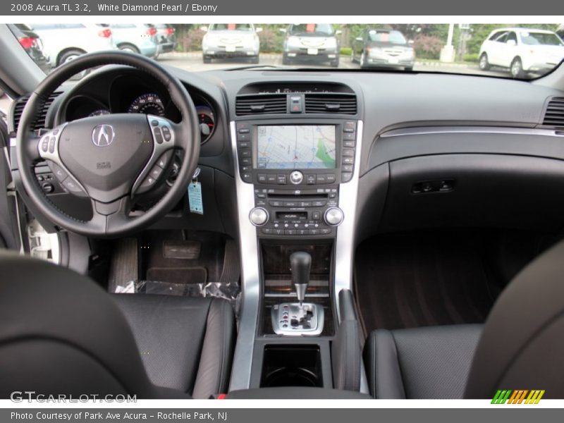 White Diamond Pearl / Ebony 2008 Acura TL 3.2