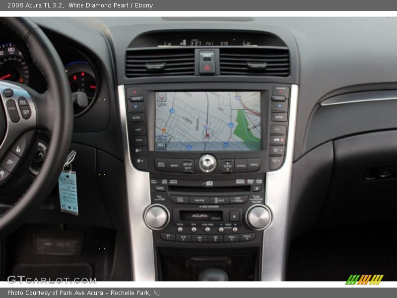 White Diamond Pearl / Ebony 2008 Acura TL 3.2