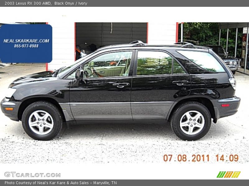 Black Onyx / Ivory 2003 Lexus RX 300 AWD