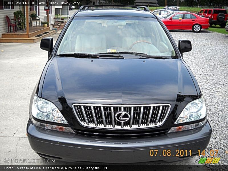 Black Onyx / Ivory 2003 Lexus RX 300 AWD