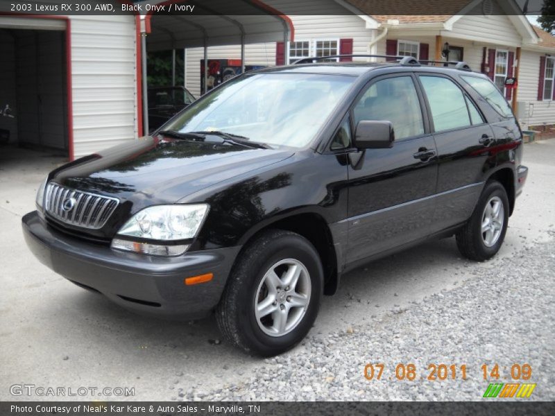 Black Onyx / Ivory 2003 Lexus RX 300 AWD