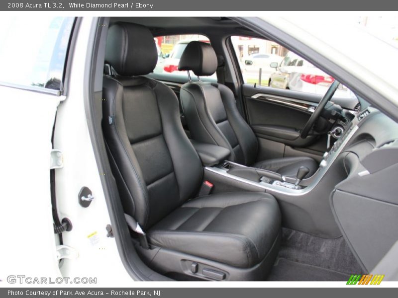 White Diamond Pearl / Ebony 2008 Acura TL 3.2