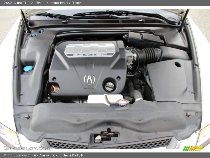 White Diamond Pearl / Ebony 2008 Acura TL 3.2