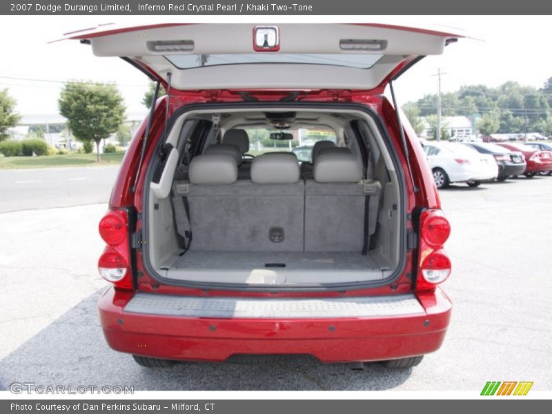 Inferno Red Crystal Pearl / Khaki Two-Tone 2007 Dodge Durango Limited