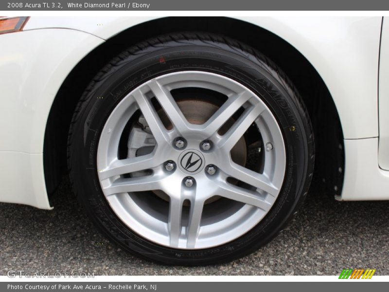 White Diamond Pearl / Ebony 2008 Acura TL 3.2