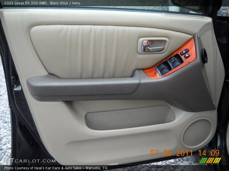 Black Onyx / Ivory 2003 Lexus RX 300 AWD