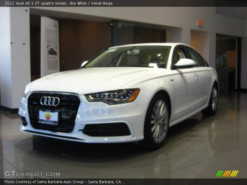 Ibis White / Velvet Beige 2012 Audi A6 3.0T quattro Sedan