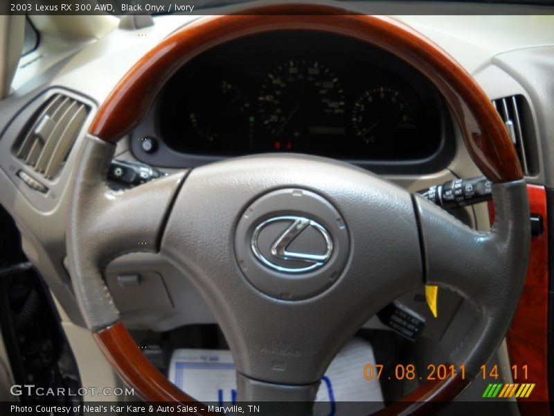 Black Onyx / Ivory 2003 Lexus RX 300 AWD