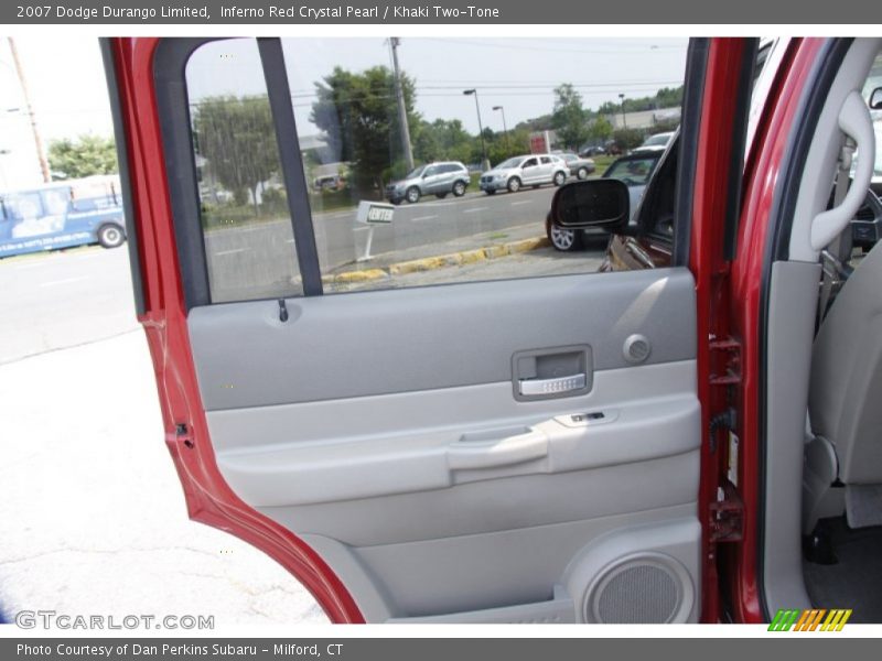 Inferno Red Crystal Pearl / Khaki Two-Tone 2007 Dodge Durango Limited