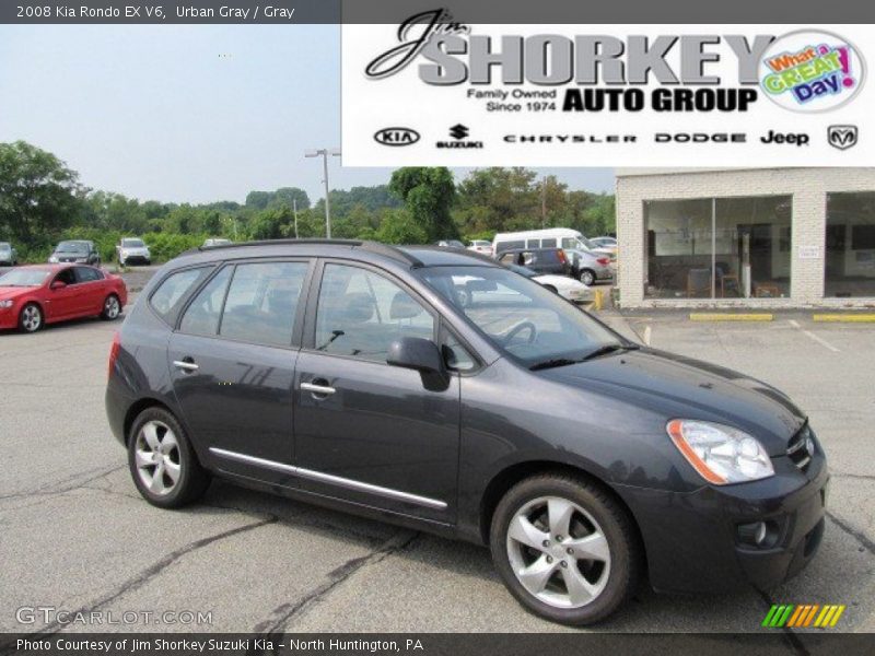 Urban Gray / Gray 2008 Kia Rondo EX V6