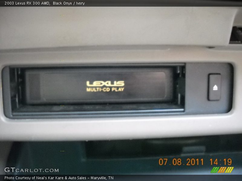 Black Onyx / Ivory 2003 Lexus RX 300 AWD