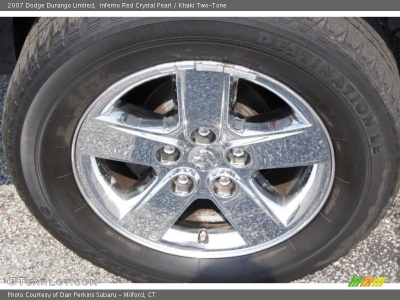 Inferno Red Crystal Pearl / Khaki Two-Tone 2007 Dodge Durango Limited