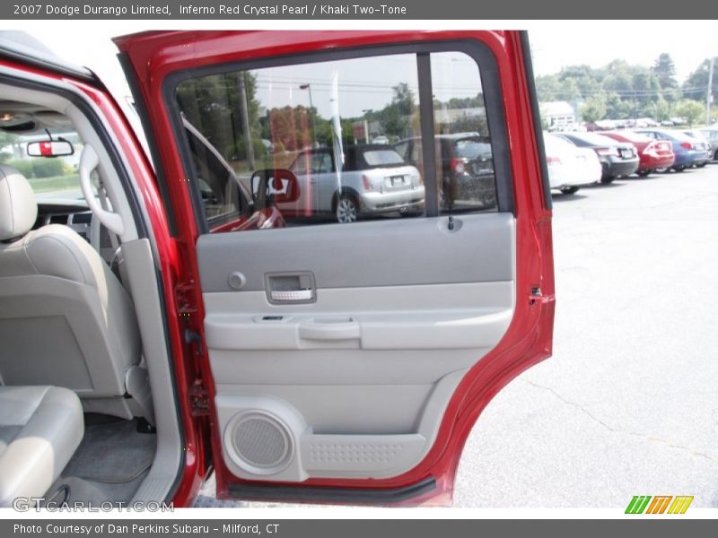 Inferno Red Crystal Pearl / Khaki Two-Tone 2007 Dodge Durango Limited