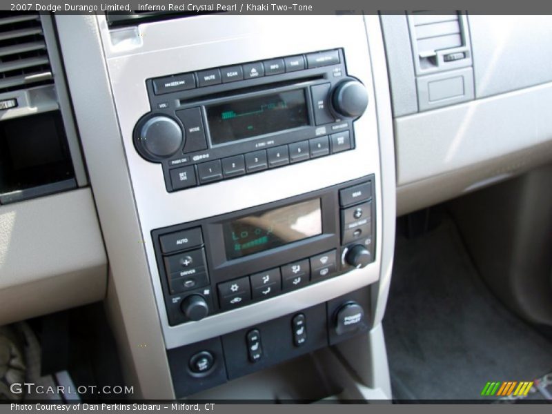 Inferno Red Crystal Pearl / Khaki Two-Tone 2007 Dodge Durango Limited