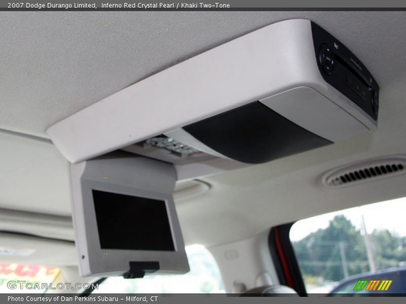 Inferno Red Crystal Pearl / Khaki Two-Tone 2007 Dodge Durango Limited