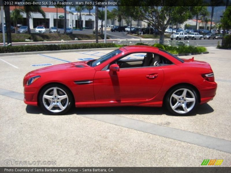  2012 SLK 350 Roadster Mars Red