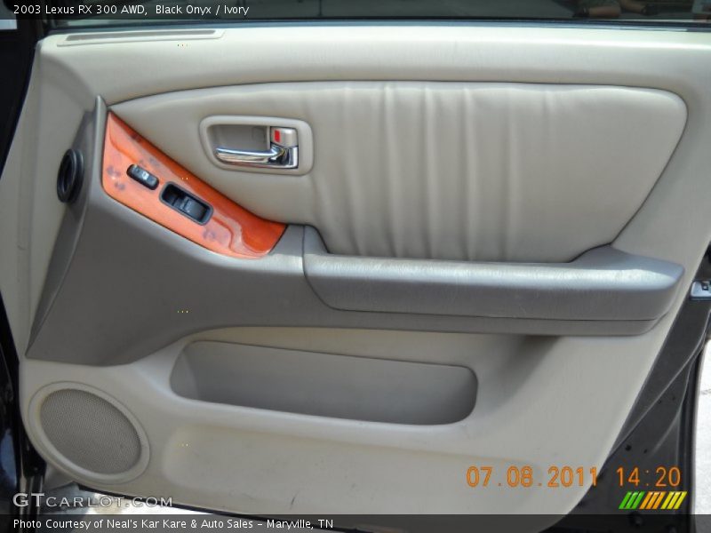 Black Onyx / Ivory 2003 Lexus RX 300 AWD