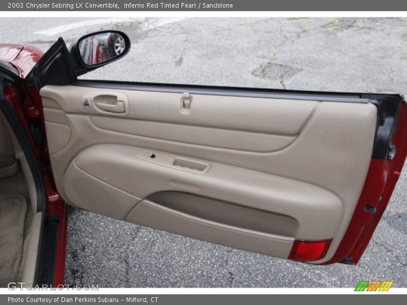Door Panel of 2003 Sebring LX Convertible