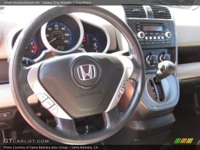 Galaxy Gray Metallic / Gray/Black 2008 Honda Element EX
