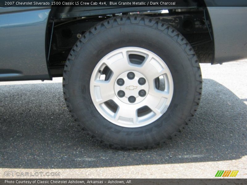 Blue Granite Metallic / Dark Charcoal 2007 Chevrolet Silverado 1500 Classic LS Crew Cab 4x4