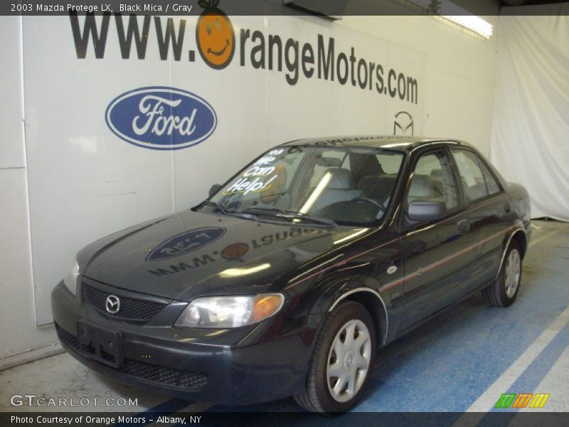 Black Mica / Gray 2003 Mazda Protege LX