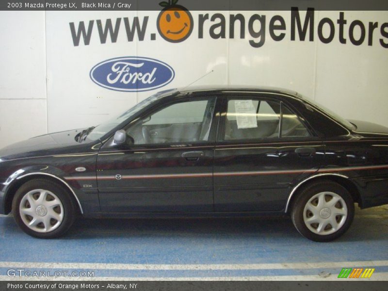 Black Mica / Gray 2003 Mazda Protege LX