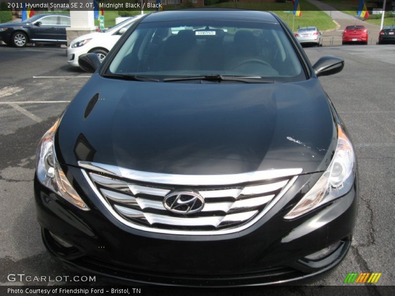 Midnight Black / Black 2011 Hyundai Sonata SE 2.0T