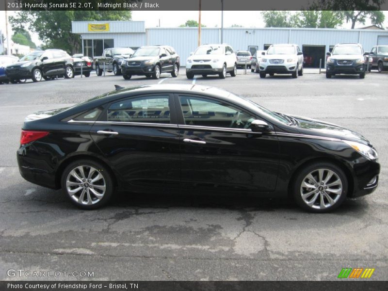 Midnight Black / Black 2011 Hyundai Sonata SE 2.0T