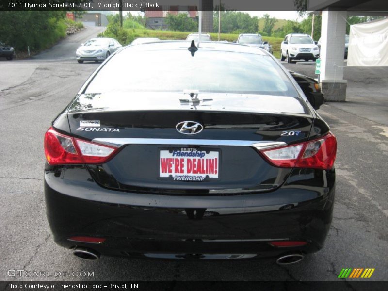 Midnight Black / Black 2011 Hyundai Sonata SE 2.0T