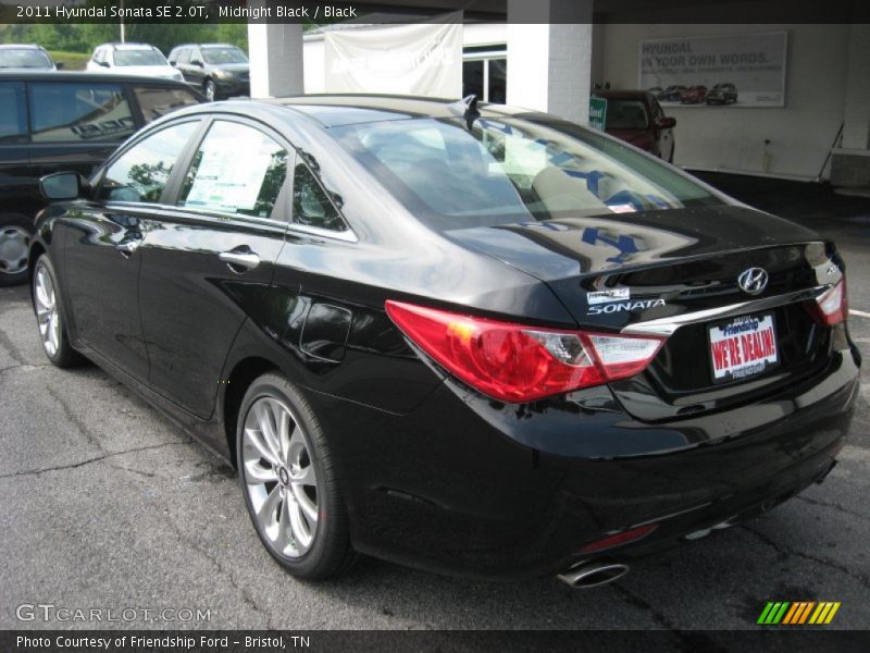 Midnight Black / Black 2011 Hyundai Sonata SE 2.0T