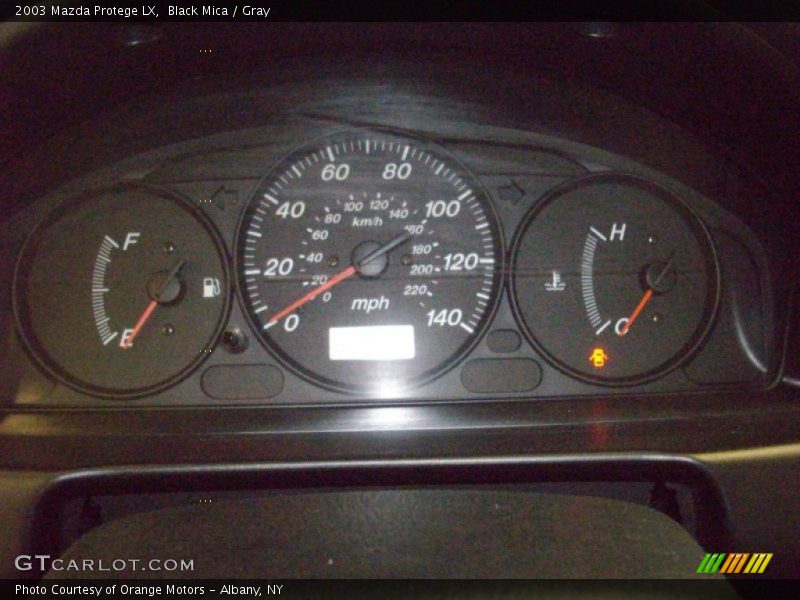 Black Mica / Gray 2003 Mazda Protege LX