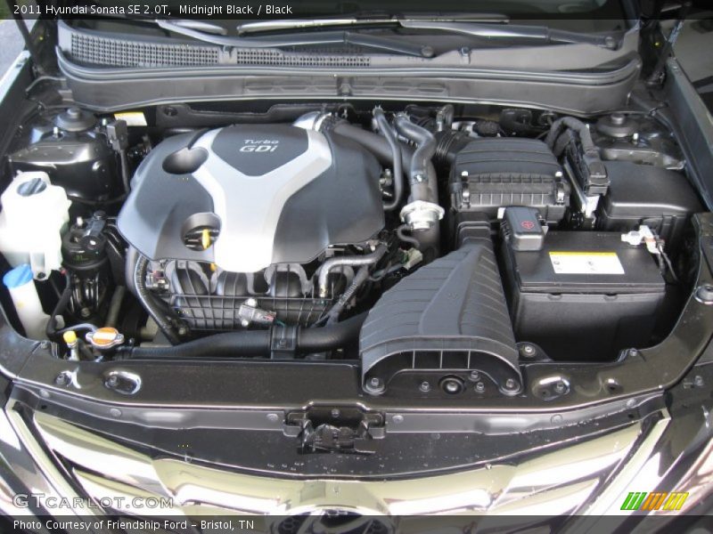 Midnight Black / Black 2011 Hyundai Sonata SE 2.0T