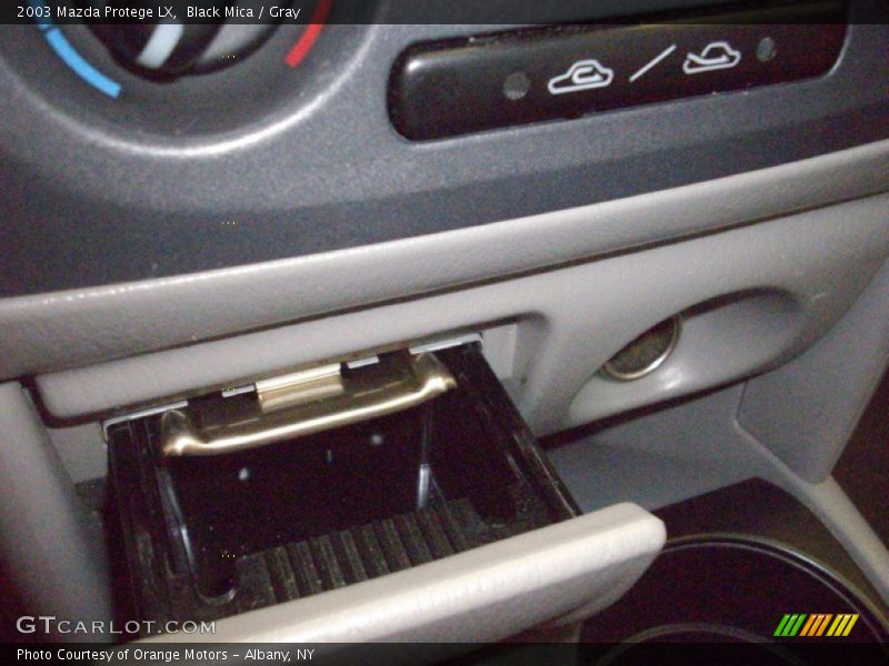 Black Mica / Gray 2003 Mazda Protege LX