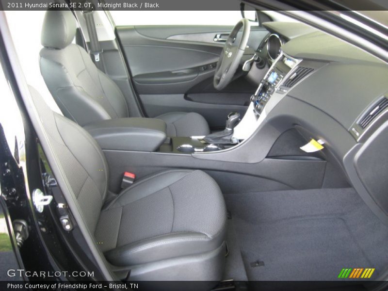 Midnight Black / Black 2011 Hyundai Sonata SE 2.0T