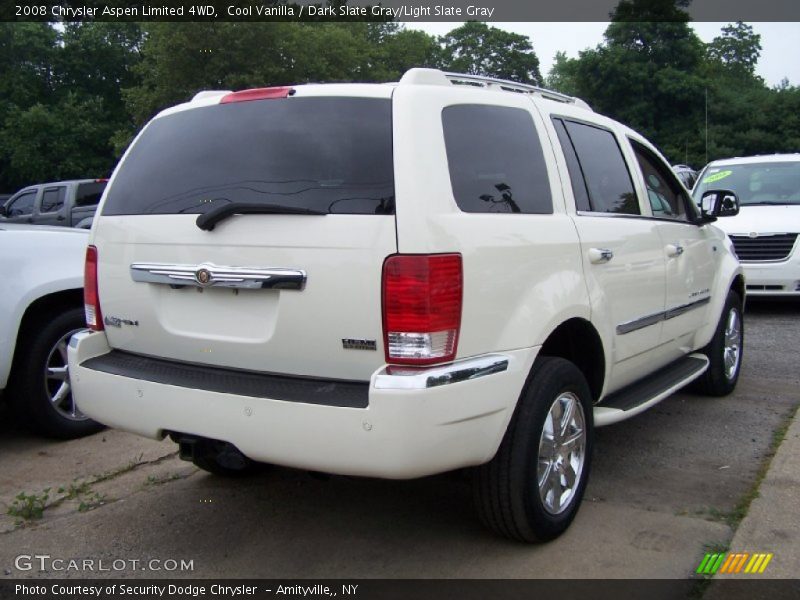 Cool Vanilla / Dark Slate Gray/Light Slate Gray 2008 Chrysler Aspen Limited 4WD