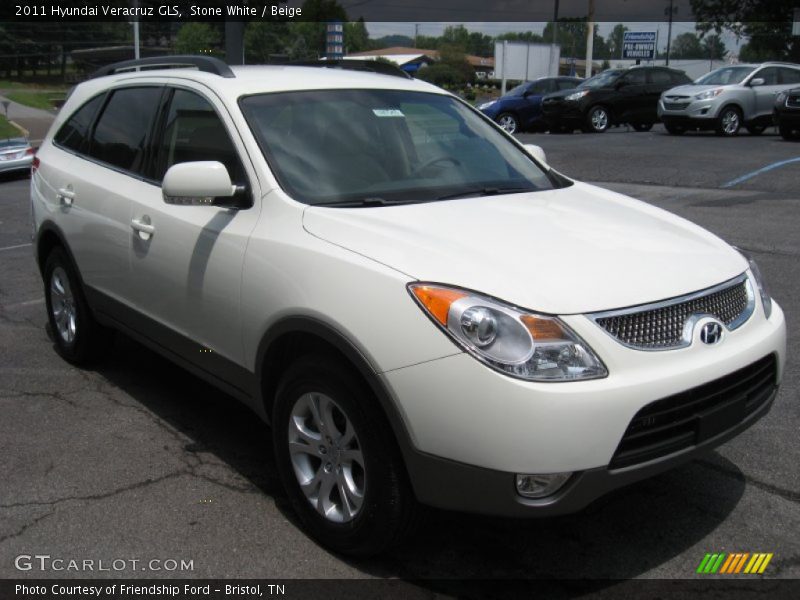 Stone White / Beige 2011 Hyundai Veracruz GLS