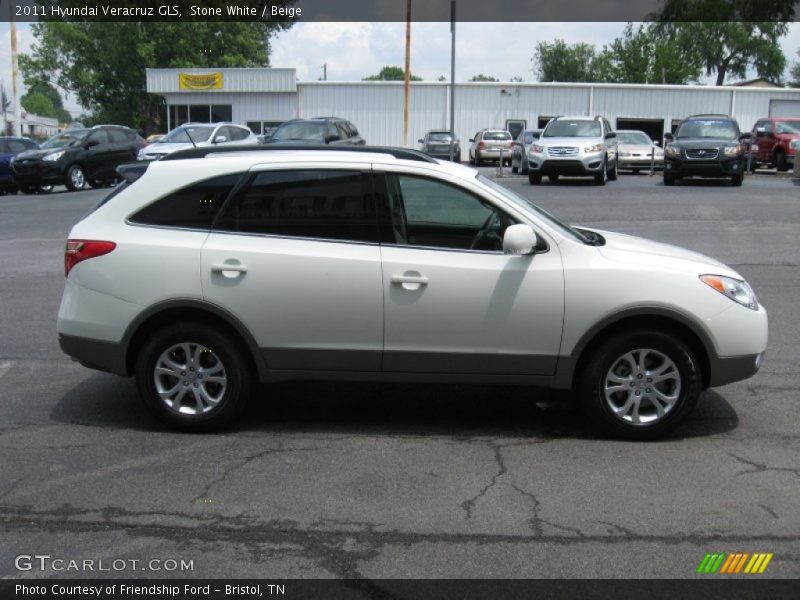 Stone White / Beige 2011 Hyundai Veracruz GLS