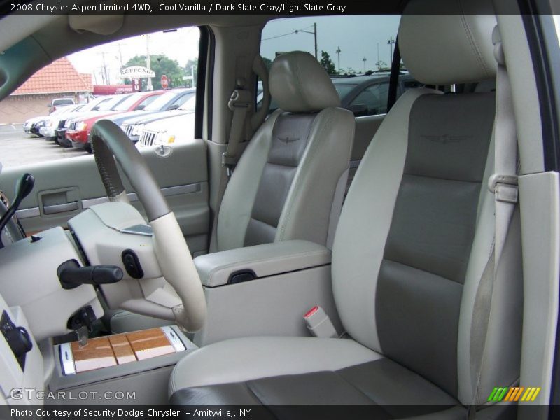 Cool Vanilla / Dark Slate Gray/Light Slate Gray 2008 Chrysler Aspen Limited 4WD