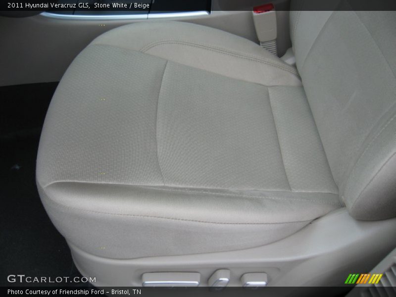 Stone White / Beige 2011 Hyundai Veracruz GLS