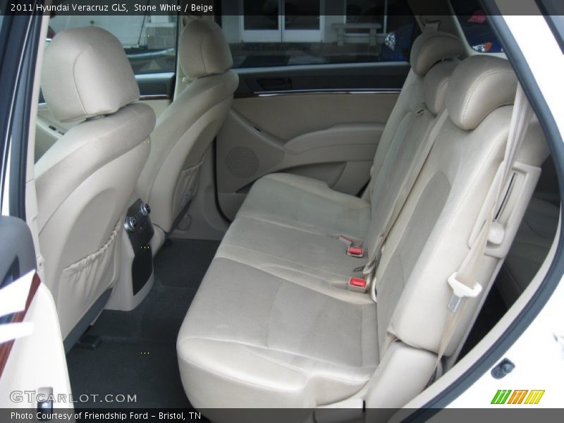 Stone White / Beige 2011 Hyundai Veracruz GLS