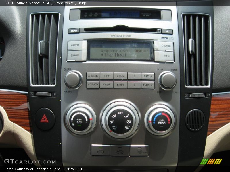Stone White / Beige 2011 Hyundai Veracruz GLS
