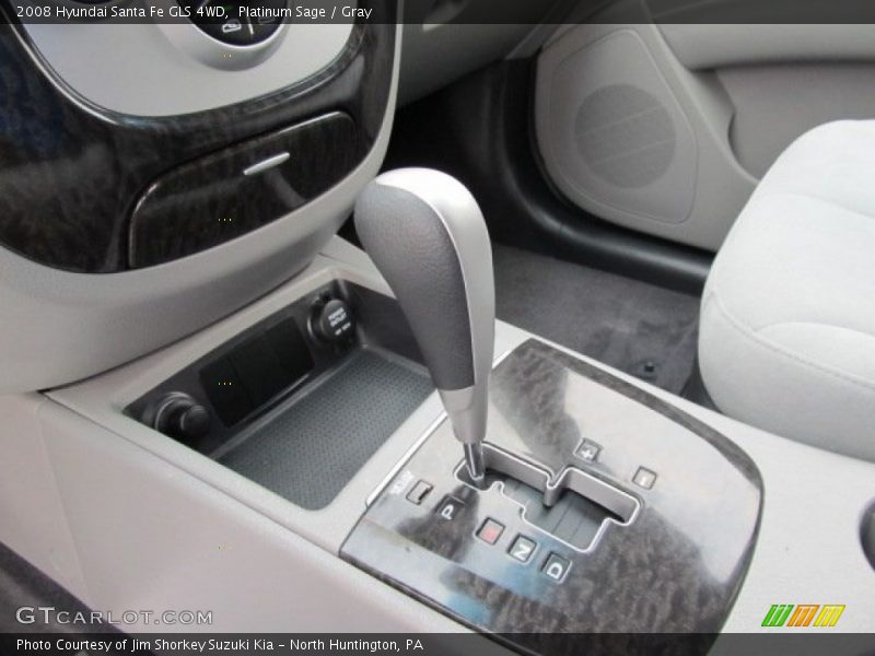 Platinum Sage / Gray 2008 Hyundai Santa Fe GLS 4WD