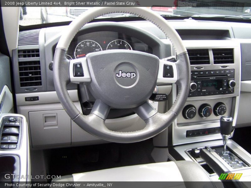 Bright Silver Metallic / Pastel Slate Gray 2008 Jeep Liberty Limited 4x4