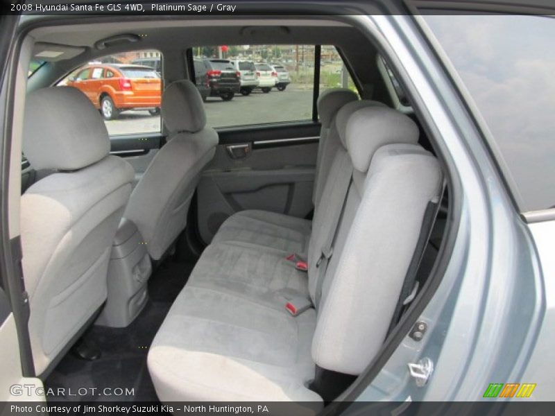 Platinum Sage / Gray 2008 Hyundai Santa Fe GLS 4WD