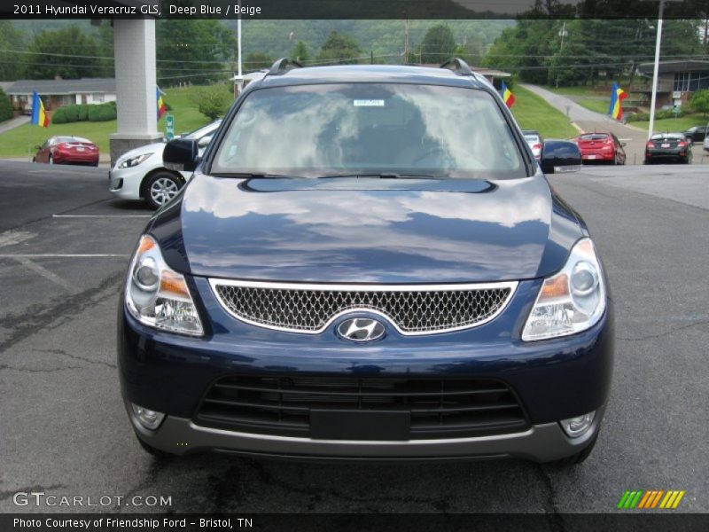 Deep Blue / Beige 2011 Hyundai Veracruz GLS