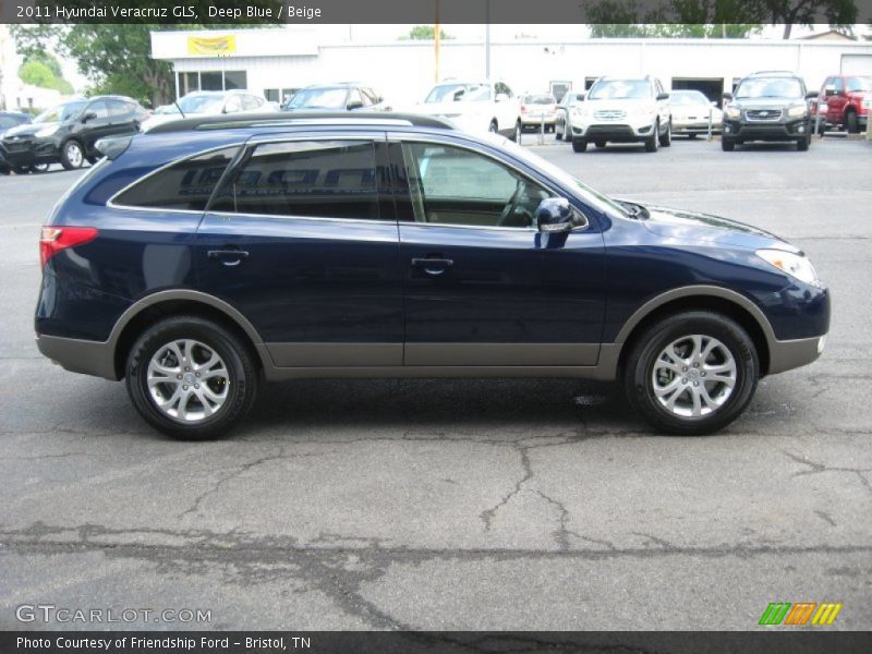 Deep Blue / Beige 2011 Hyundai Veracruz GLS