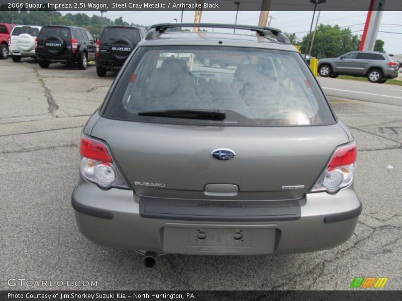 Steel Gray Metallic / Anthracite Black 2006 Subaru Impreza 2.5i Wagon