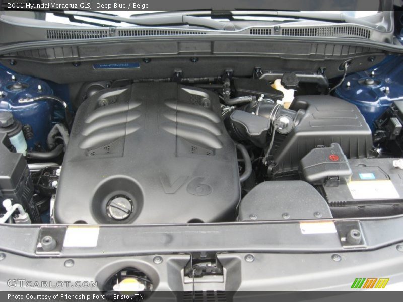 Deep Blue / Beige 2011 Hyundai Veracruz GLS