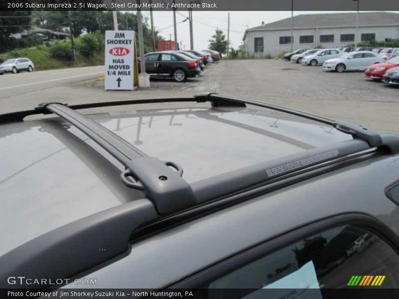 Steel Gray Metallic / Anthracite Black 2006 Subaru Impreza 2.5i Wagon