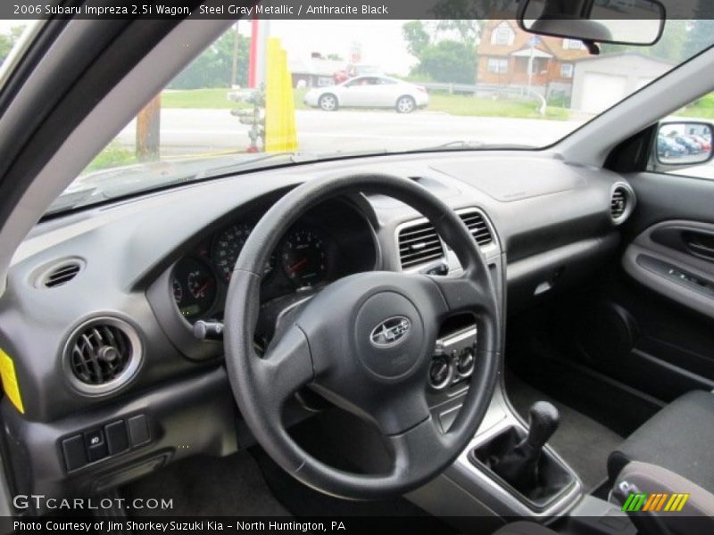 Steel Gray Metallic / Anthracite Black 2006 Subaru Impreza 2.5i Wagon